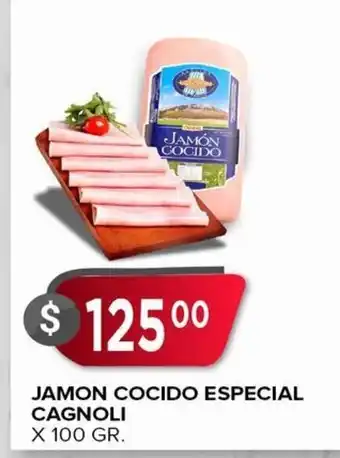 Supermercados Mayor Jamon Cocido Especial Cagnoli oferta