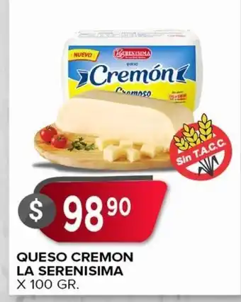 Supermercados Mayor Queso Cremon la Serenisima oferta