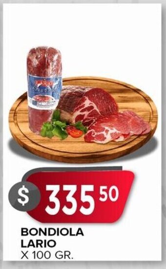 Supermercados Mayor Bondiola Lario oferta
