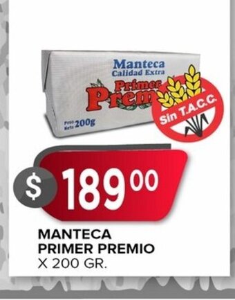 Supermercados Mayor Manteca Primer Premio oferta
