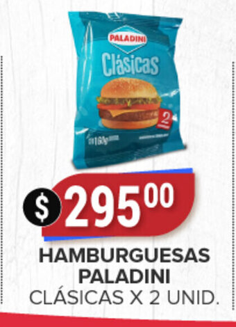 Supermercados Mayor Hamburguesas Paladini oferta
