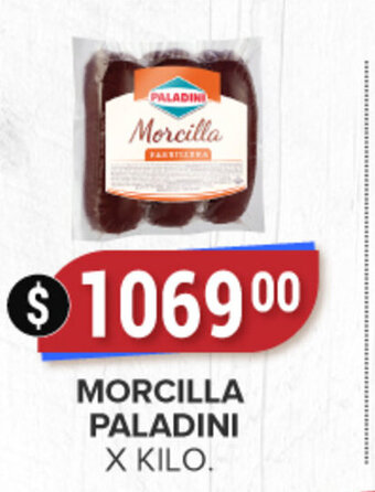 Supermercados Mayor Morcilla Paladini oferta
