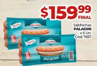 Diarco Paladini Salchichas oferta