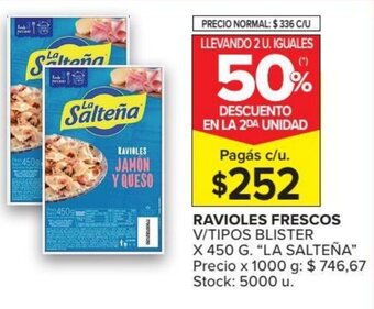 Carrefour Ravioles frescos oferta