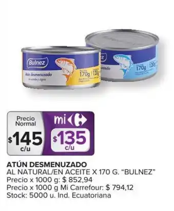 Carrefour Atun desmenuzado oferta