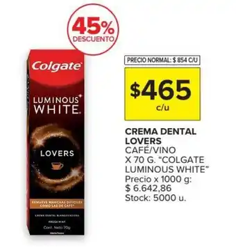 Carrefour Crema dental lovers oferta