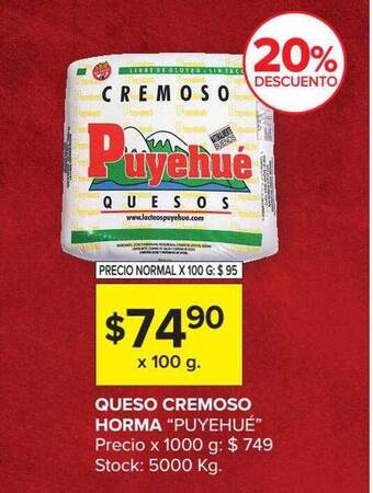 Carrefour Market Queso cremoso horma oferta