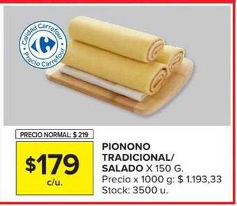 Carrefour Market Pionono tradicional-salado oferta