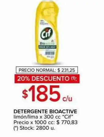 Carrefour Express Cif detergente bioactive oferta