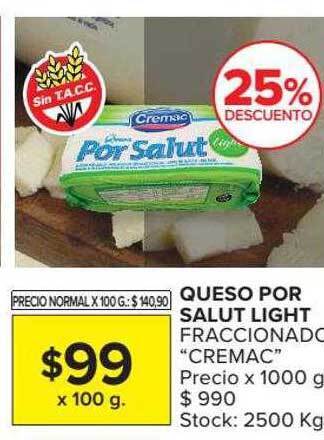Carrefour Market Queso por salut light oferta