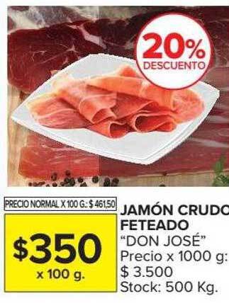 Carrefour Market Jamón crudo feteado oferta