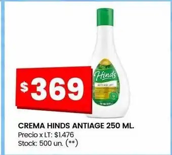 Changomas Crema hinds antiage 250ml oferta