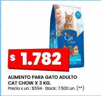Changomas Alimento para gato adulto cat chow oferta
