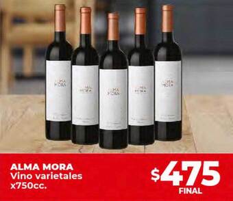Supermayorista Vital Alma mora vino varietales oferta