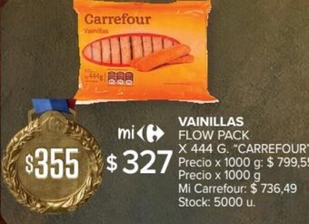 Carrefour Vainillas oferta