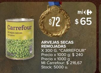 Carrefour Market Arvejas Secas Remojadas oferta