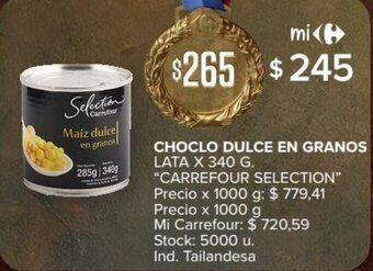 Carrefour Choclo dulce en granos oferta