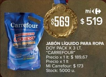 Carrefour Jabón liquido para ropa oferta