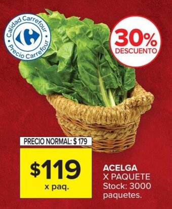 Carrefour Acelga oferta