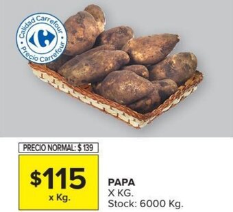 Carrefour Papa oferta