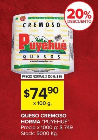 Carrefour Market Queso Cremoso Horma oferta