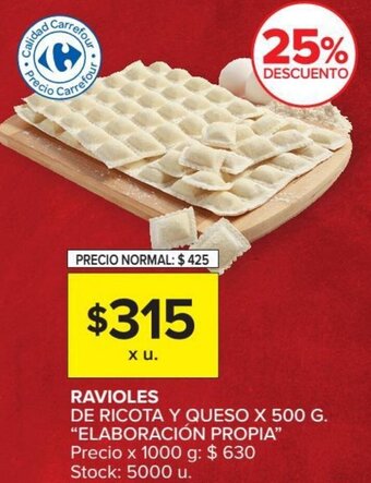 Carrefour Market Ravioles oferta