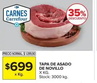 Carrefour Market Tapa de Asado De Novillo oferta