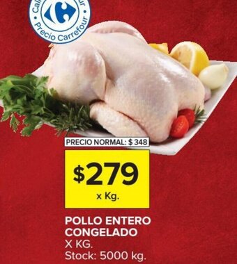 Carrefour Market Pollo Entero Congelado oferta