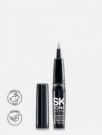 Delineador líquido de precisión metálico silk kiss long lasting