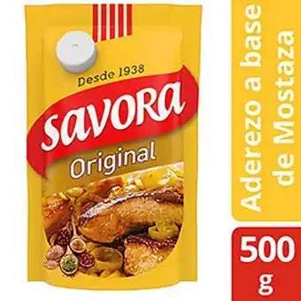 El Abastecedor Savora mostaza d/p 500g oferta