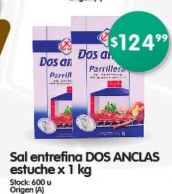Supermercados Buenos Días Sal Entrefina Dos Anclas Estuche x 1 kg oferta