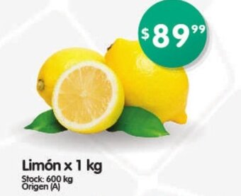 Supermercados Buenos Días Limón x 1 kg oferta