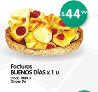 Supermercados Buenos Días Facturas Buenos Días x 1 u oferta