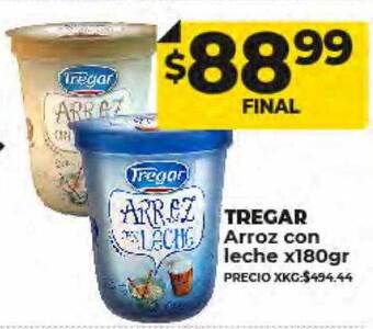 Supermayorista Vital Tregar arroz con leche oferta