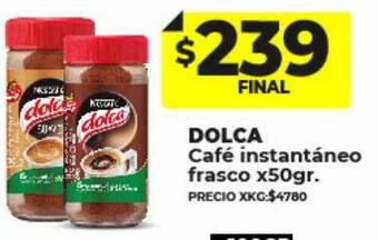 Supermayorista Vital Dolca café instantáneo frasco oferta