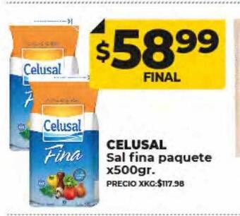 Supermayorista Vital Celusal sal fina paquete oferta