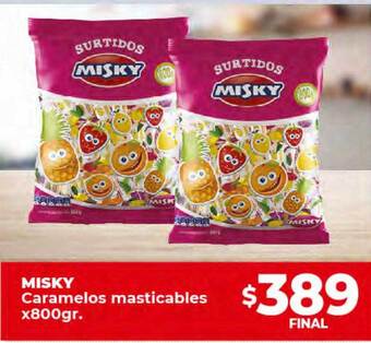 Supermayorista Vital Misky caramelos masticables oferta