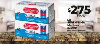Supermayorista Vital La serenísima manteca oferta