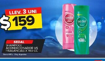 Carrefour Maxi Shampoo/ acondicionador sedal oferta