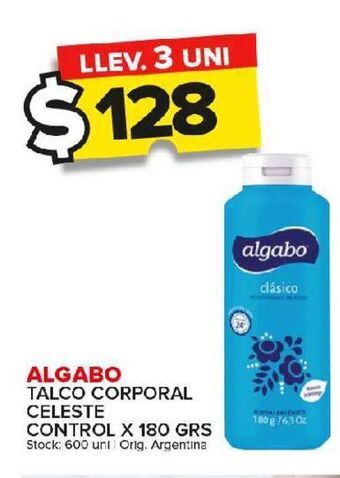 Carrefour Maxi Talco corporal algabo oferta