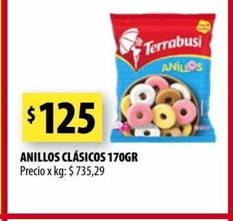 Punto Mayorista Anillos clásicos 170gr oferta