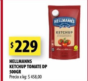Punto Mayorista Hellmanns ketchup tomate dp 500gr oferta