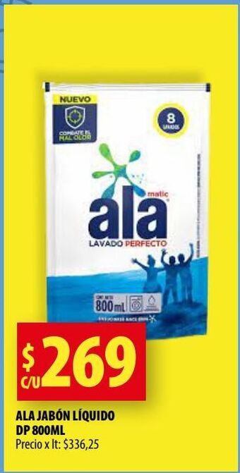 Punto Mayorista Ala jabón líquido dp 800ml oferta