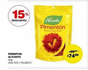 Atomo Conviene Pimenton alicante 15% descuento oferta