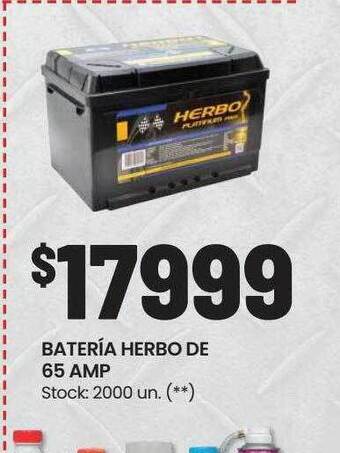 Changomas Bateria herbo de 65 amp oferta