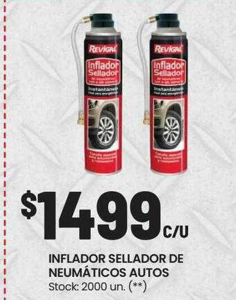 Changomas Inflador sellador de neumáticos autos oferta