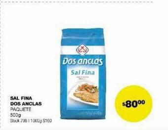 Atomo Conviene Sal fina dos anclas paquete oferta