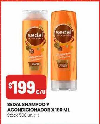 Changomas Sedal shampoo y acondicionador oferta