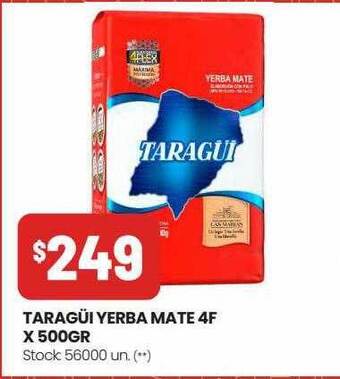 Changomas Taragüi yerba mate 4f oferta