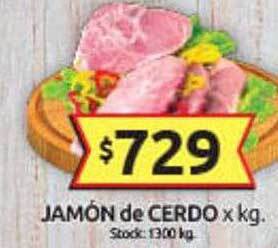 Cordiez Jamón de cerdo x kg oferta